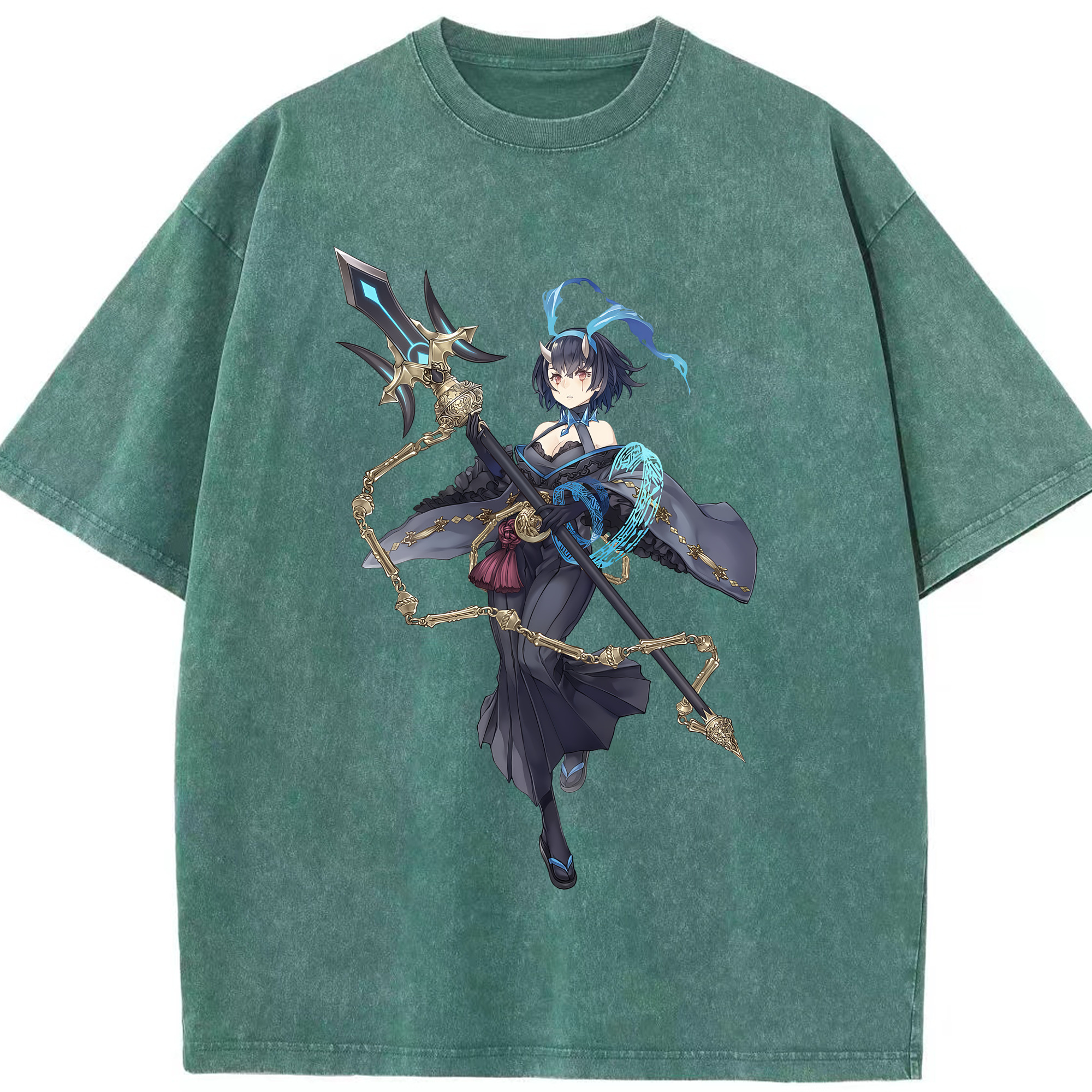 （画像用） 転スラ Regarding Reincarnated to Slime 綿100% ヴィンテージ風 半袖Tシャツ（フロントプリント）